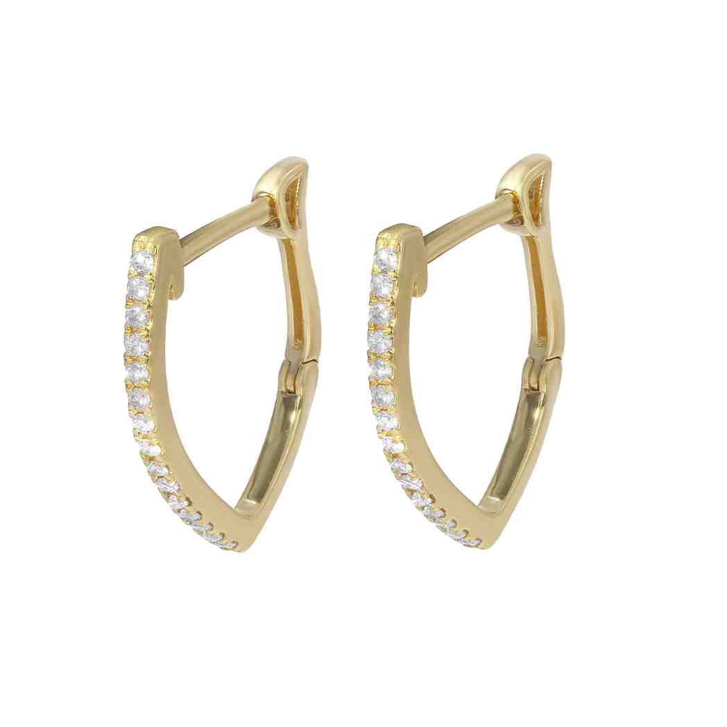 Oval Huggie Hoop Earring ER21640A